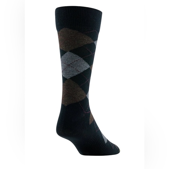 GoldToe Edition Mens Dress Argyle Crew Socks Assorted, 3 Pack - Picture 4 of 6
